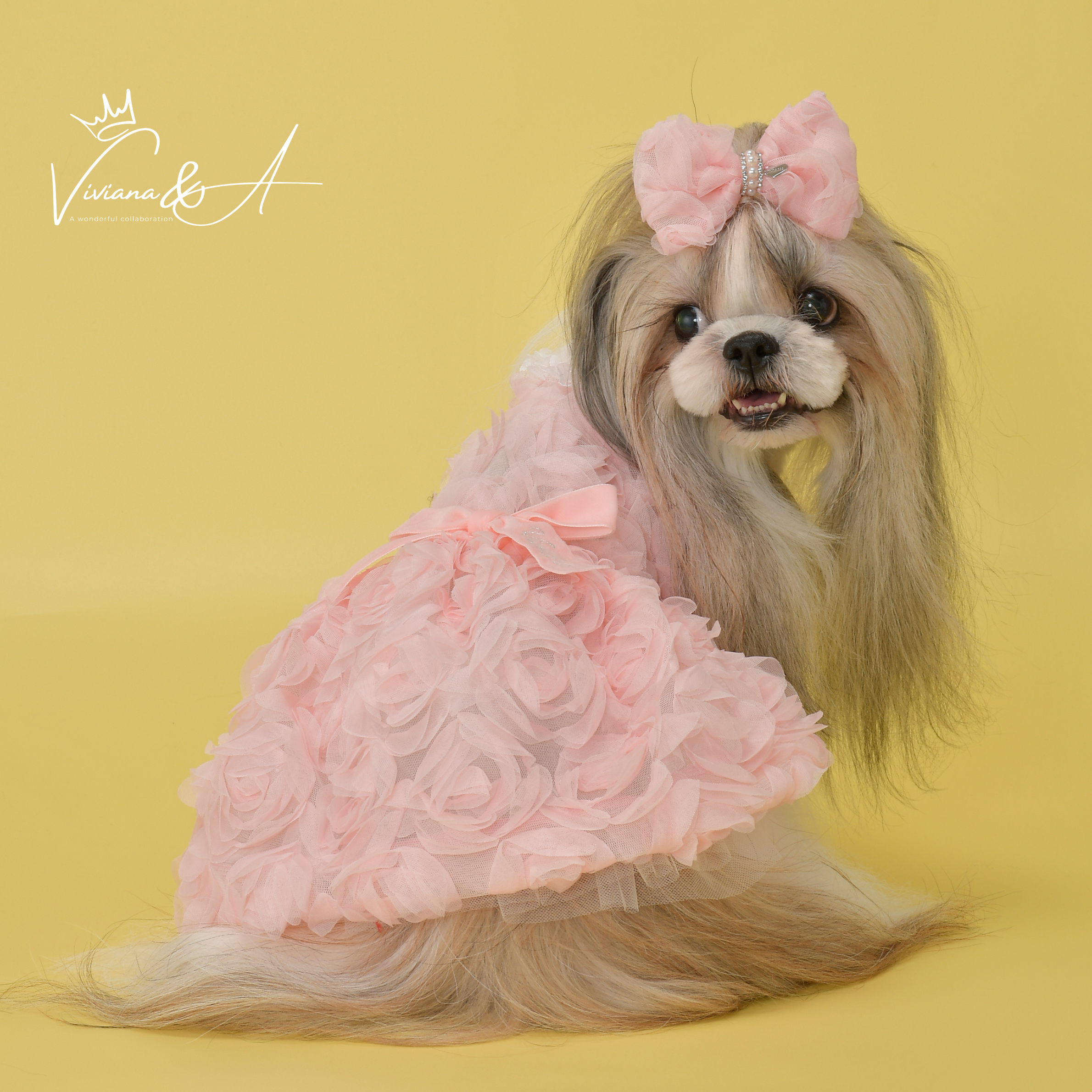 【予約商品】ローズバルーンドレス Pink