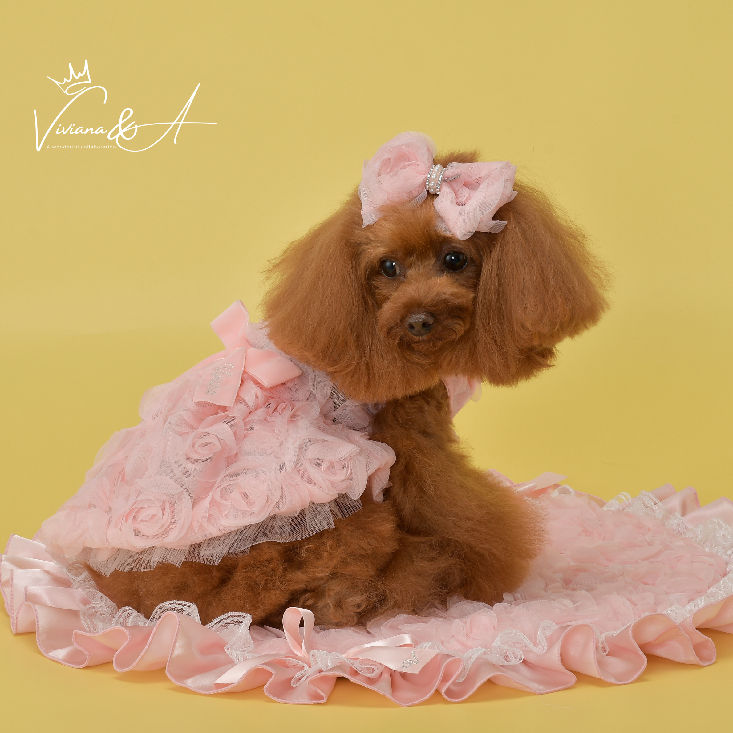 【予約商品】ローズカフェマット　Pink